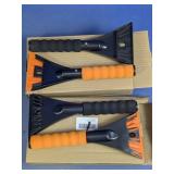 Handheld Ice Scrapers w/ Foam Grips
