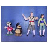 (4)Mixed Character Toy Lot