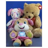 Plush Toys Teddy Bear & Plush Dogs Lot