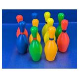 Colorful Plastic Toy Bowling Pins Set