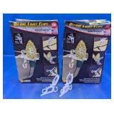 (2) Commercial Christmas Light Clips