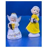 Napco October Angel & Choir Girl Figurine Set