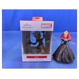 (2)Hallmark Groot & Barbie Ornament Duo