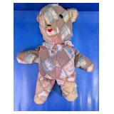 (1) Patchwork Teddy Bear Plush