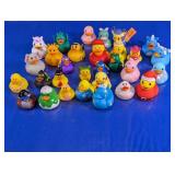Assorted Novelty Rubber Duck Toy Lot