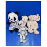(4) Assorted Plush Stuffed Animals