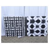 Black & White Abstract Canvas Art