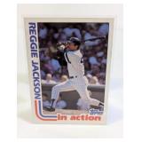 1982 TOPPS REGGIE JACKSON CARD