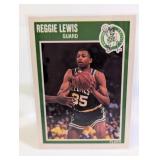ROOKIE CARD 1989 FLEER REGGIE LEWIS CARD