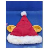 (1) Plush Santa Hat with Ears