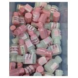 Bulk Lot of Pink and White Mini Bubble Bottles
