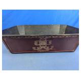 Vintage Decorative Octagonal Wood Tray