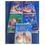 Lot of 5 Disney VHS Tapes