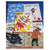 (5) Jack and Jill Vintage Magazines