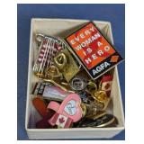 Assorted Awareness and Collectible Pin Lot