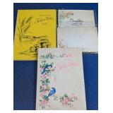 (3) Vintage Fold-a-Notes Letter Sets