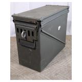 (1) Military Style Metal Ammo Box