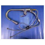 Brushed Nickel Single Handle Pull-Down Faucet