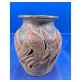 (1) Decorative Glass Vase