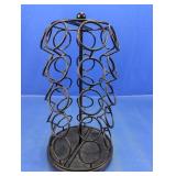 (1) Metal Coffee Pod Holder Rack