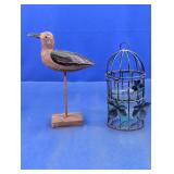 (2) Decorative Bird Figurines