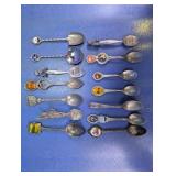 Metal Souvenir Collector Spoons