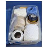 Assorted Crochet Thread Spools Lot