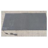 Rubber Floor Mat w/ Attached Power Cord
