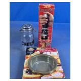 Power Pop Wine Opener, Cake Pans & Cheese Shaker