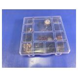 Assorted Costume Jewelry in Plastic Organizer