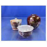 (3)Vintage Japanese Style Ceramic & Satsuma