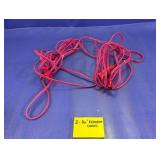 (2) Red Extension Cords