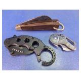 (3) Assorted Pocket & Utility Knives