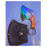 (1) Karambit Style Knife w/ Sheath