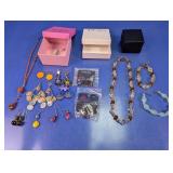 Assorted Jewelry Lot w/ Necklaces & Earrings