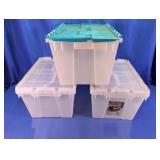 KeepBox & Contico Plastic Storage Bins