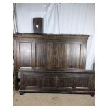Rustic Wooden Bed Headboard Panel