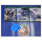 (4) Xbox One Game Lot Microsoft
