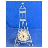 Eiffel Tower Wire Frame Table Clock
