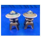 (2) Vintage Ceramic Salt & Pepper Shakers
