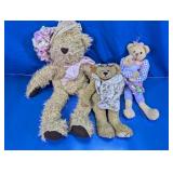 Vintage Plush Teddy Bears Lot