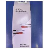 (1) Best Buy RCA Audio Cable 6ft