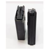 (2) Enfield Metal Rifle Magazines