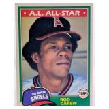1981 TOPPS HOF ROD CAREW CARD