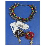 Beaded & Leather Accessory Lot