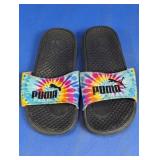 Puma Slide Sandals Tie-Dye Strap Pair