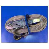 (1) Ratchet Tie Down Strap with Hooks