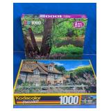 MB Big Ben & Kodacolor 1000pc Puzzles