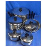 Stainless Steel Cookware Set w/ Lids