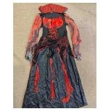 Red & Black Gothic Vampire Queen Costume